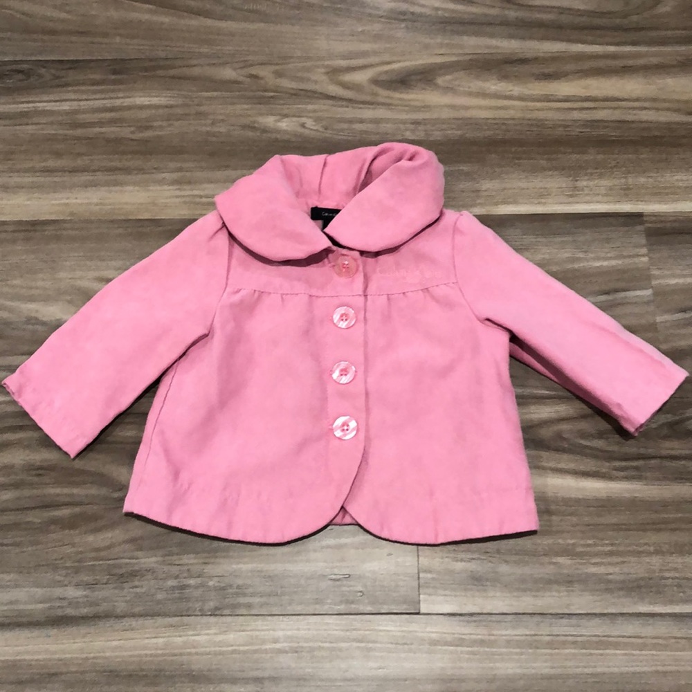 Calvin Klein Jeans pink coat size 12M